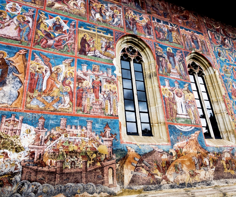 affreschi monastero moldovita
